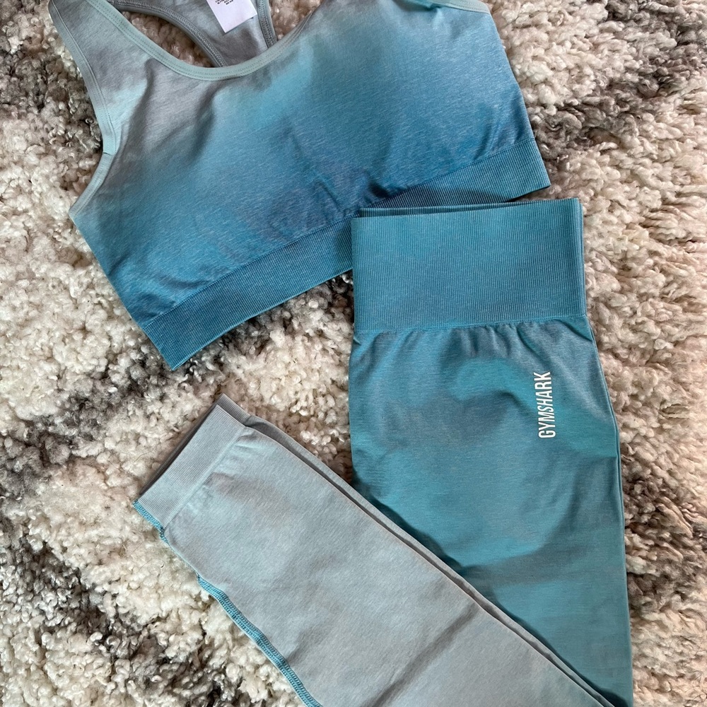 Gymshark - NWOT - L - Workout Set - Blue Ombre